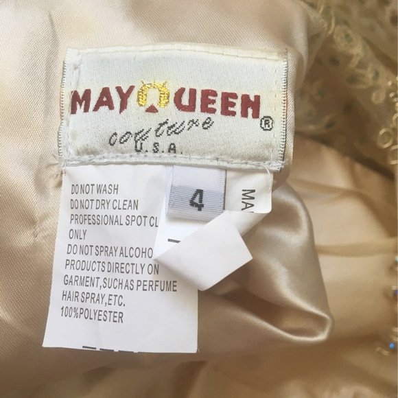 beautiful champagne dress - Picture 3 of 3